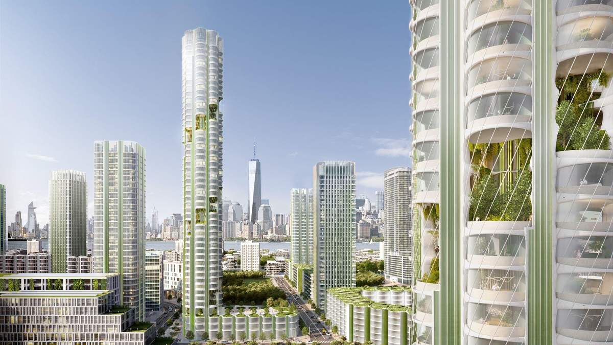 Вместо тысячи деревьев: проект инновационного небоскреба, который поглощает углерод - Недвижимость