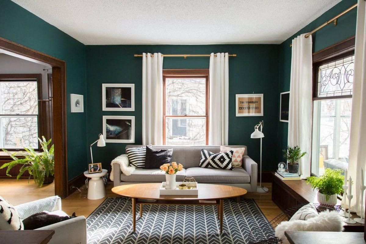 Зелений колір у дизайні квартири: секрети і красиві ідеї