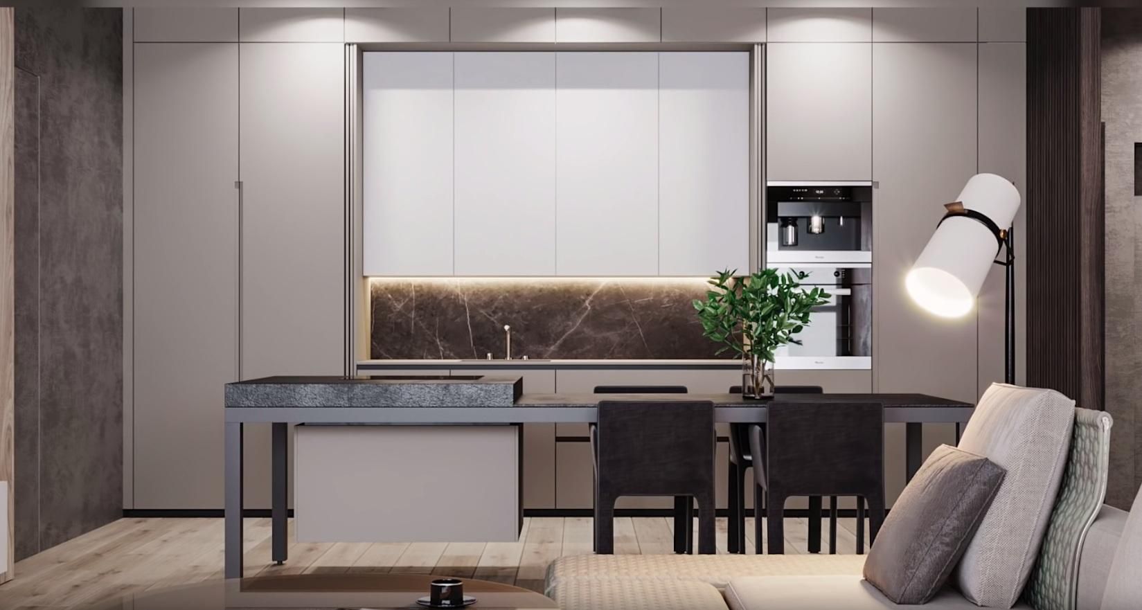 Кухня-невидимка в интерьере: как она выглядит Кухня-невидимка в интерьере: как она выглядит