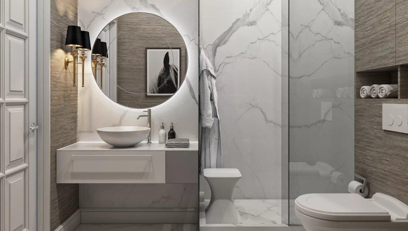 Ванная в серо-белых цветах: советы по оформлению Ванная в серо-белых цветах: советы по оформлению