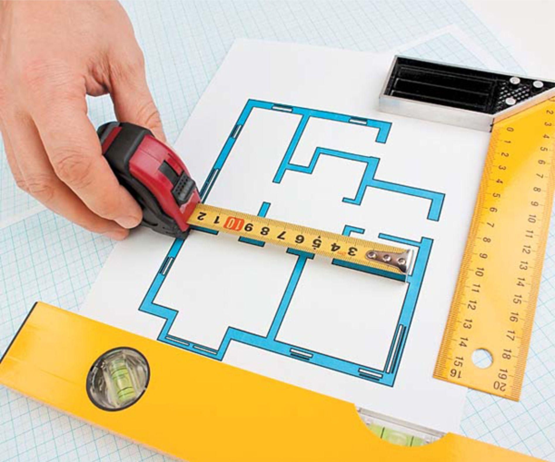 Подготовка к ремонту квартиры: как самостоятельно сделать обмеры Подготовка к ремонту квартиры: как самостоятельно сделать обмеры