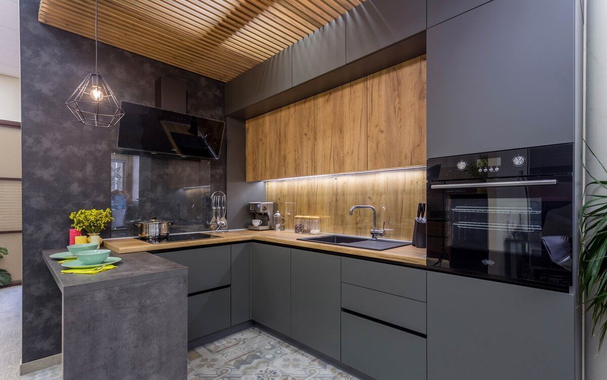 Какие кухонные фасады сочетаются между собой: крутые идеи от дизайнера