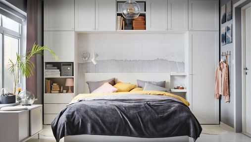Зберігання в узголів'я ліжка: оригінальні ідеї від дизайнерки інтер'єру