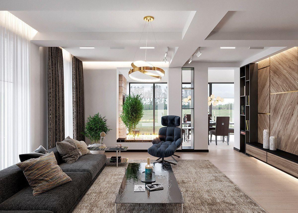 Интерьер гостиной 2021: каким должен быть свет - нюансы и детали Интерьер гостиной 2021: каким должен быть свет - нюансы и детали