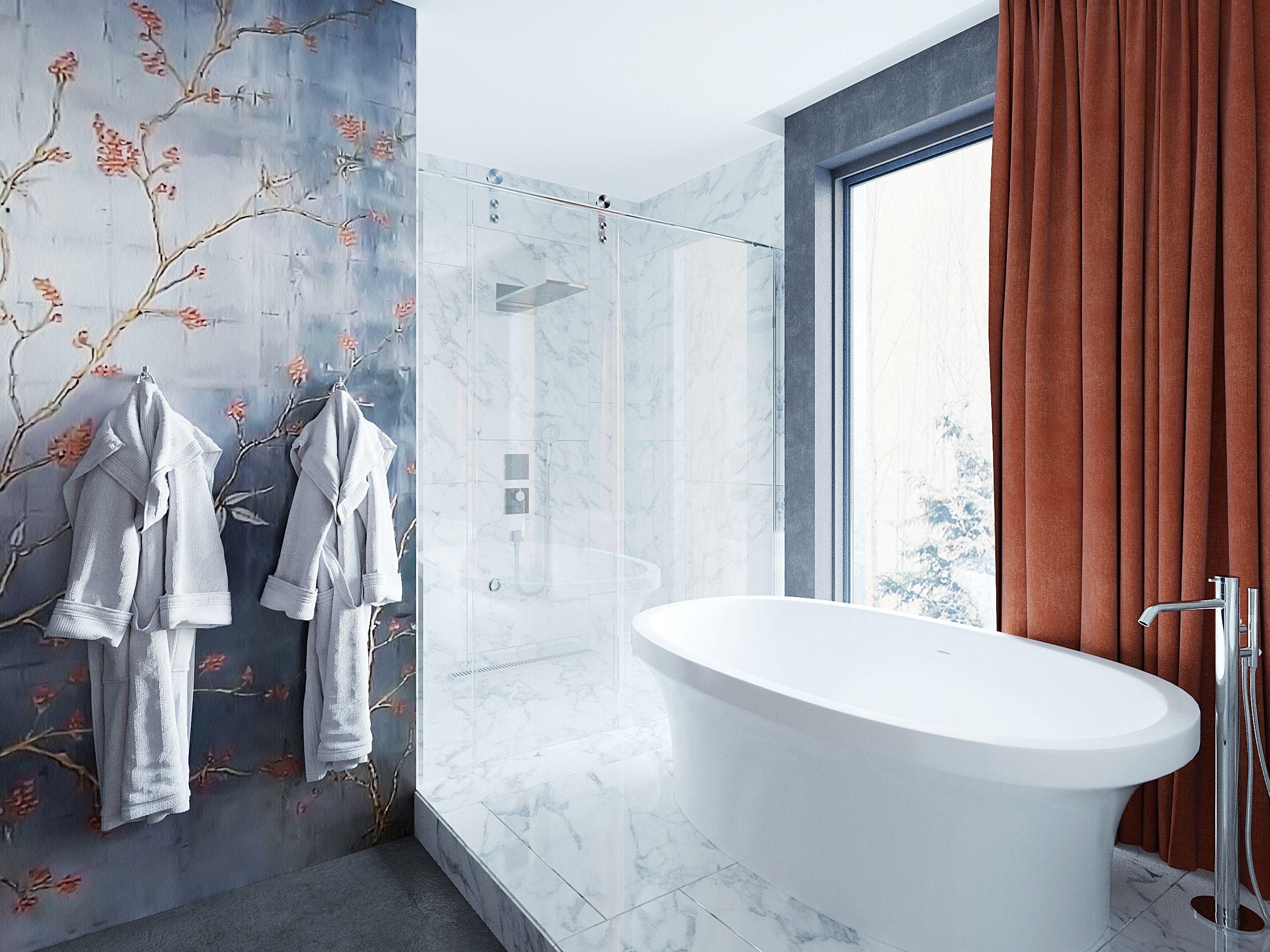 Ванна, що стоїть окремо: усі плюси і мінуси модного рішення Ванна, що стоїть окремо: усі плюси і мінуси модного рішення