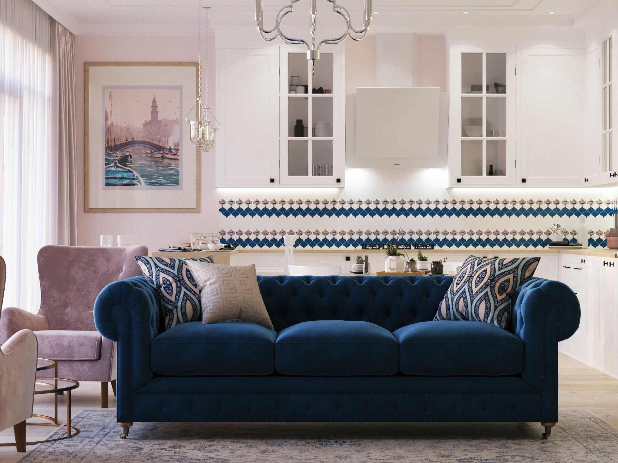 Як розмістити диван у маленькій кухні-вітальні: 3 кращих варіанти Як розмістити диван у маленькій кухні-вітальні: 3 кращих варіанти