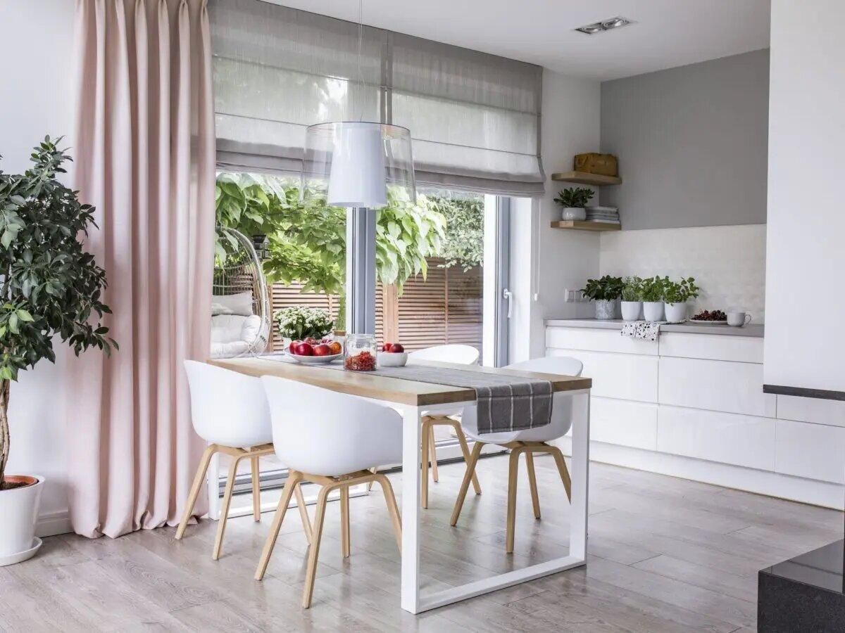 Как подобрать долговечные шторы на кухню: материал, длина, цвет - Недвижимость