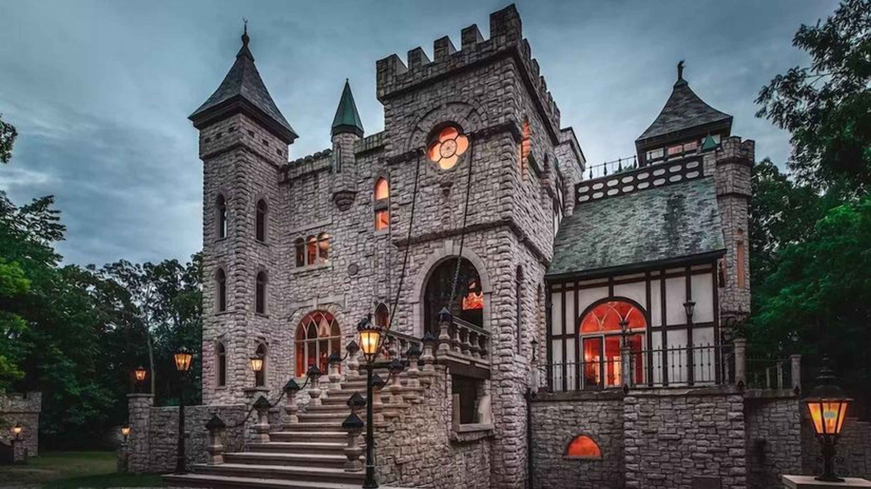 Уникальное капиталовложение: в США продается причудливый замок с ловушками в стиле Средневековья - Недвижимость