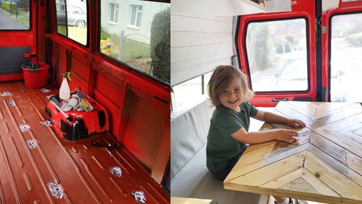 Пара переробила старий шкільний автобус у будинок для подорожей: фото результату 
