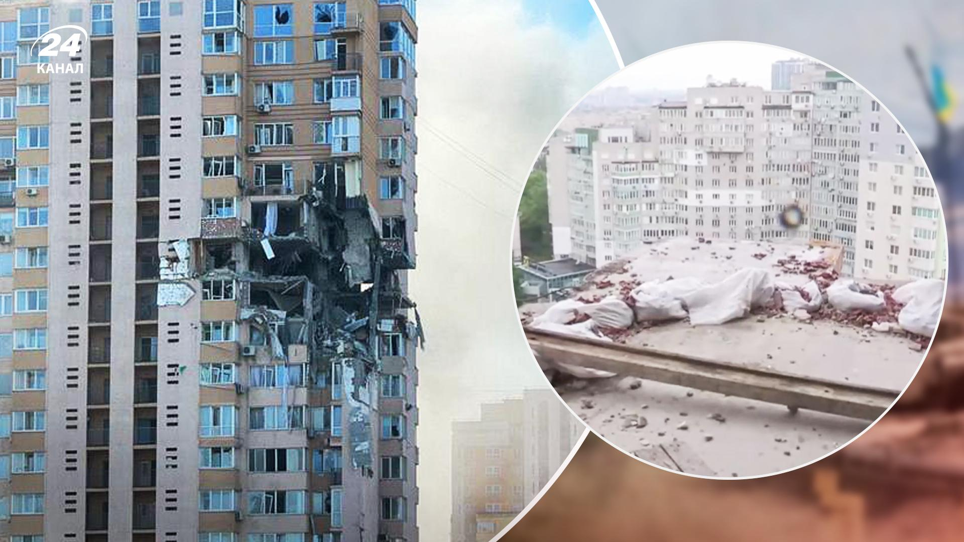 Разобрать и восстанавливать заново, – глава КГГА о киевском доме, поврежденном ракетой - Недвижимость