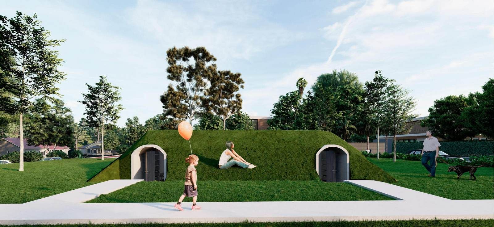 Модульні захисні сховища "Будинок Хоббіта" Модульні захисні сховища "Будинок Хоббіта"