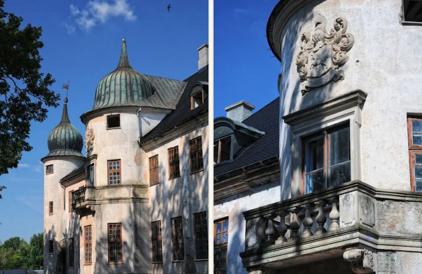 Состояние дворца в 2013 году Состояние дворца в 2013 году