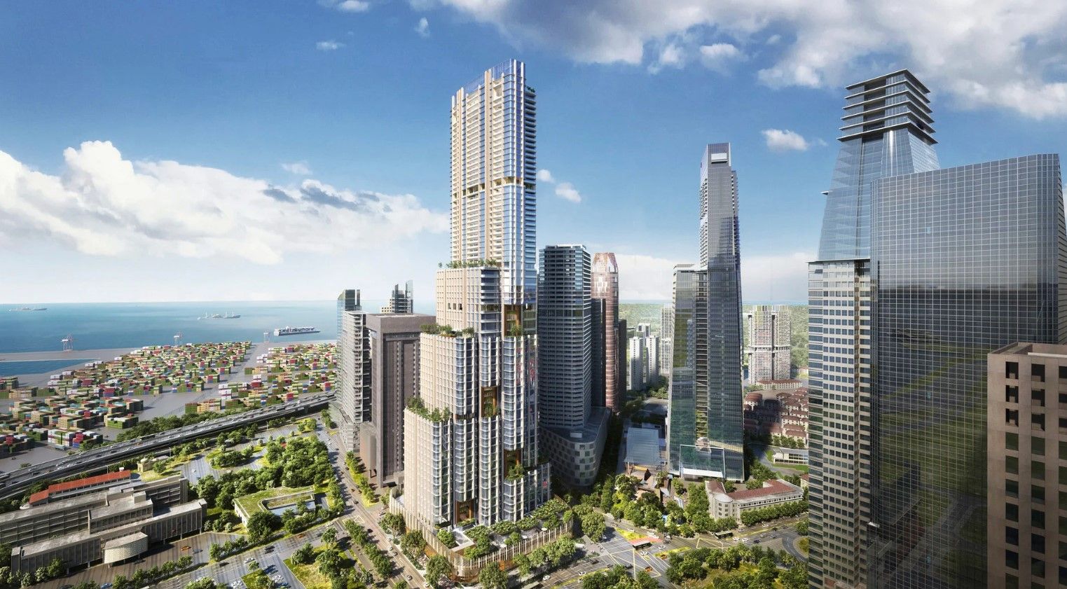 Архітектори показали найвищий хмарочос Сінгапура: перші візуалізації - Нерухомість