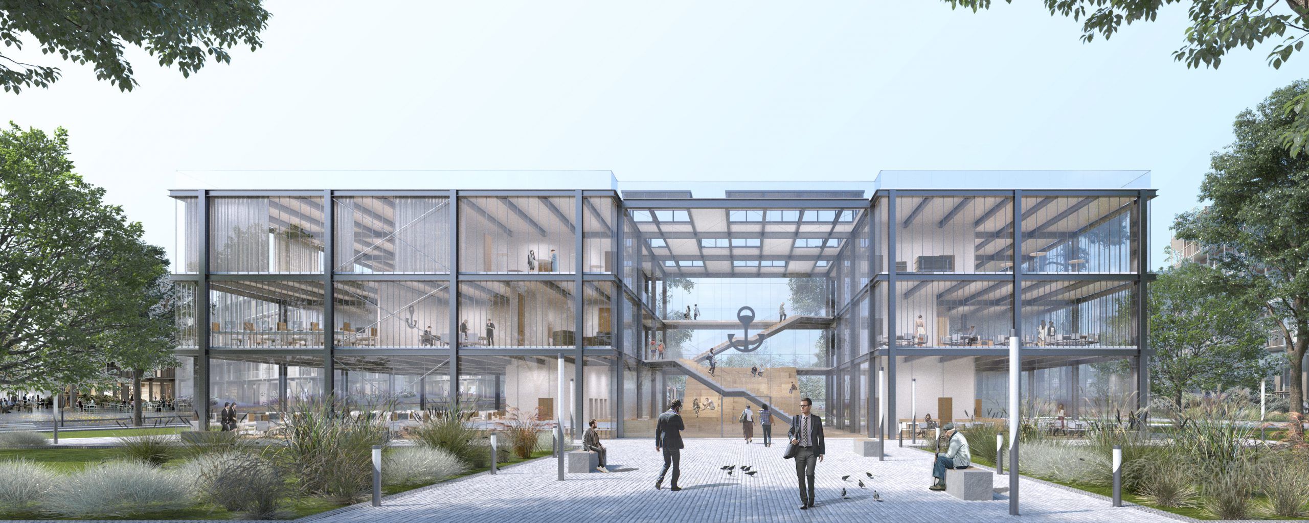 Українські архітектори розробили дизайн нової будівлі мерії для Маріуполя Українські архітектори розробили дизайн нової будівлі мерії для Маріуполя