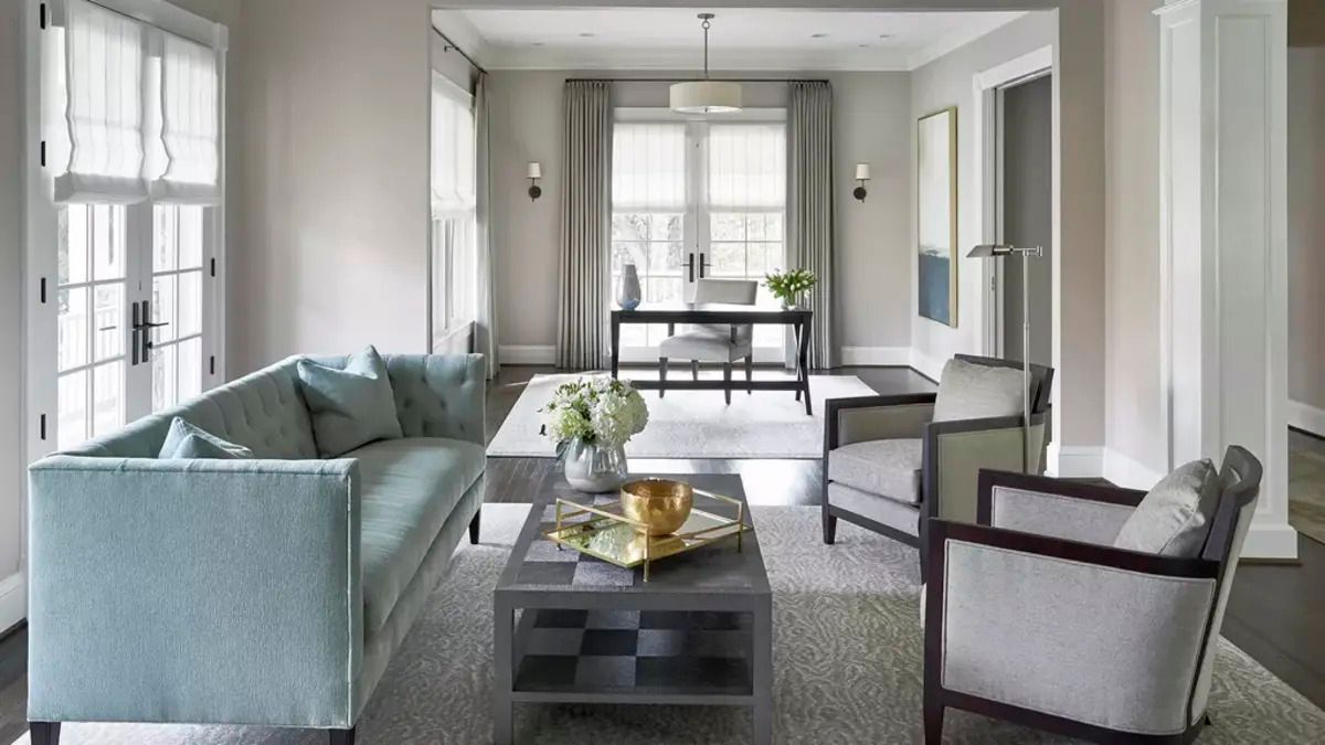 Дизайн серой гостиной - как правильно использовать этот цвет в интерьере - Недвижимость