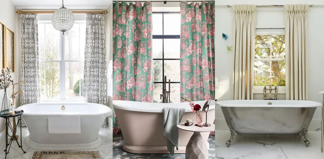 Вишукані ідеї для ванної кімнати - погляньте на чудові дизайни зі шторами - Нерухомість