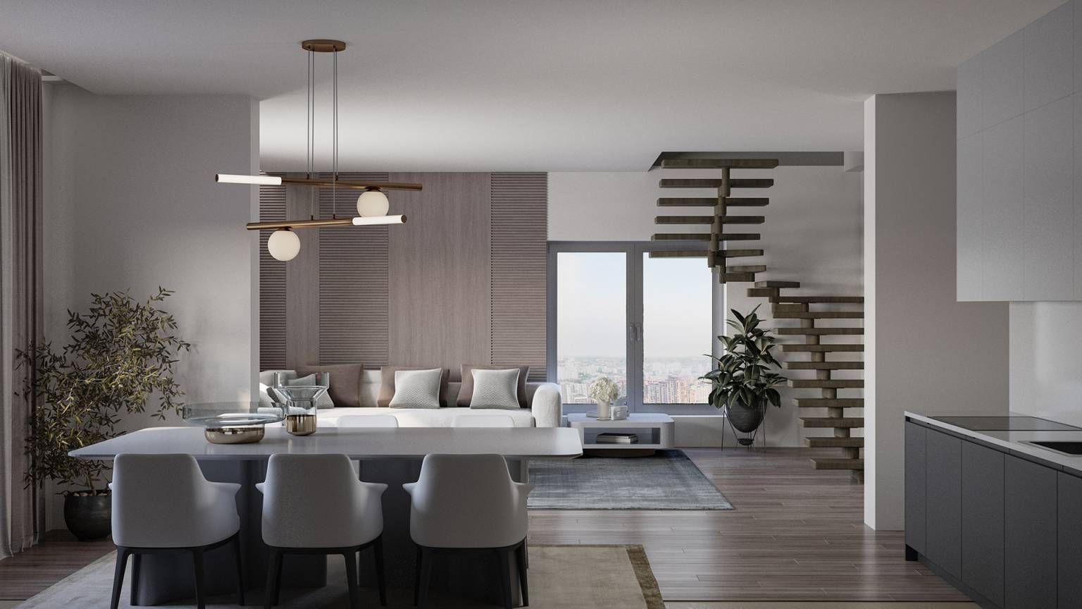 Визуализация квартиры в ЖК Maxima Residence Визуализация квартиры в ЖК Maxima Residence