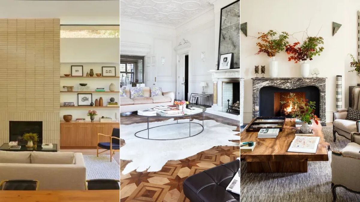 Гостиная с камином - где разместить диван в такой комнате - Недвижимость Гостиная с камином - где разместить диван в такой комнате - Недвижимость