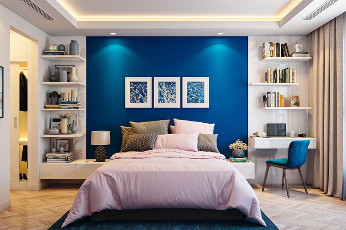 Ідеї для синьої кімнати - як правильно використовувати цей колір - Нерухомість