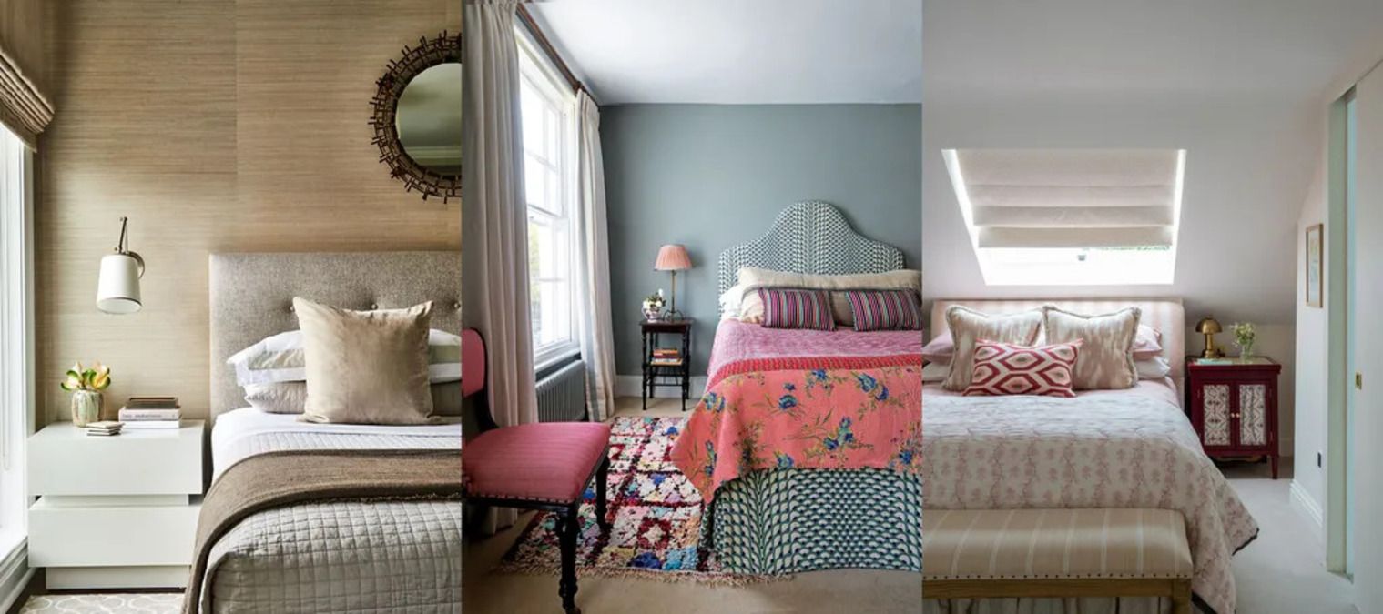 Колір постільної білизни та стін у спальні - він має бути однаковим чи відрізнятися - Нерухомість