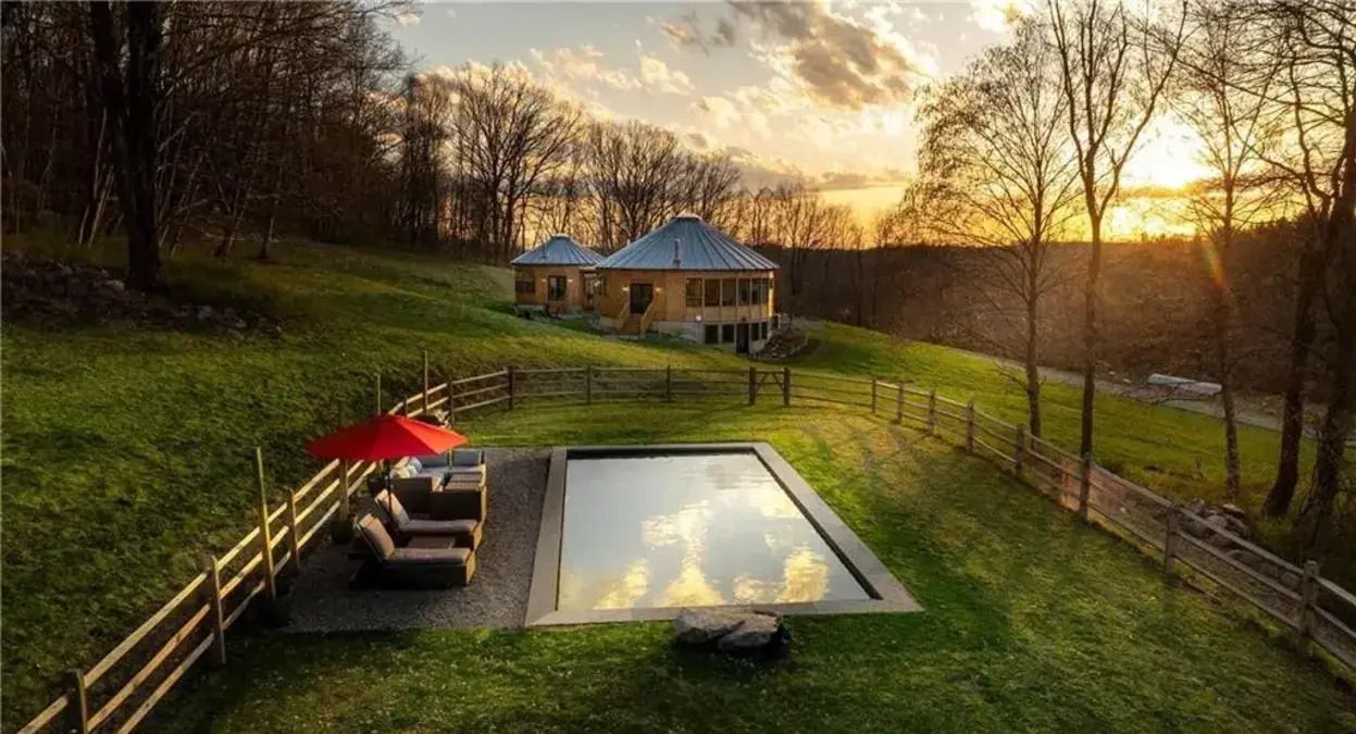 Дом, напоминающий юрту - взгляните на это особенное жилье в Гудзонской долине - Недвижимость Дом, напоминающий юрту - взгляните на это особенное жилье в Гудзонской долине - Недвижимость