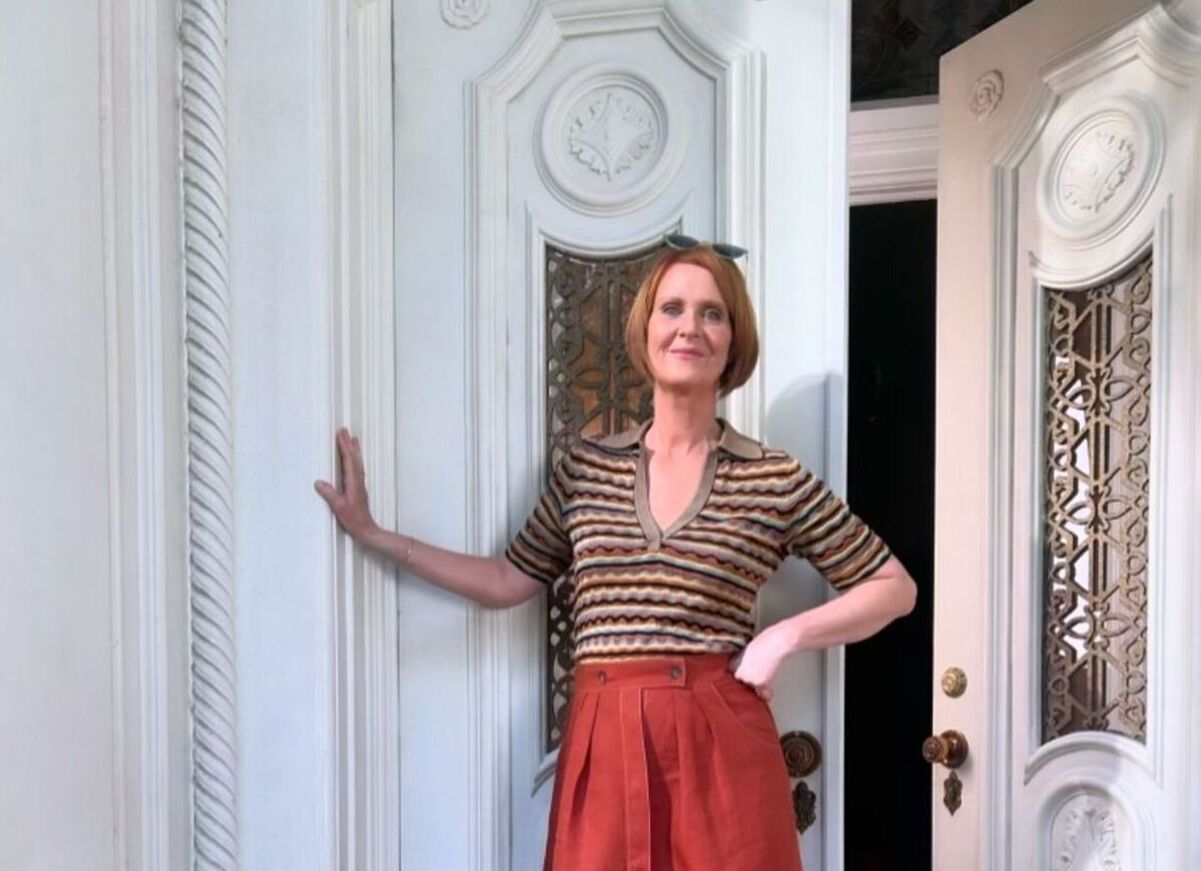 Вітальня Синтії Ніксон - якого кольору диван обрала акторка - Нерухомість Вітальня Синтії Ніксон - якого кольору диван обрала акторка - Нерухомість