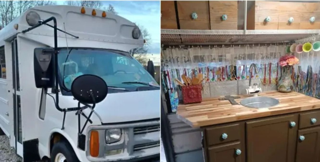 Старий автобус переоблаштували на затишний дім - фото результату - Нерухомість Старий автобус переоблаштували на затишний дім - фото результату - Нерухомість